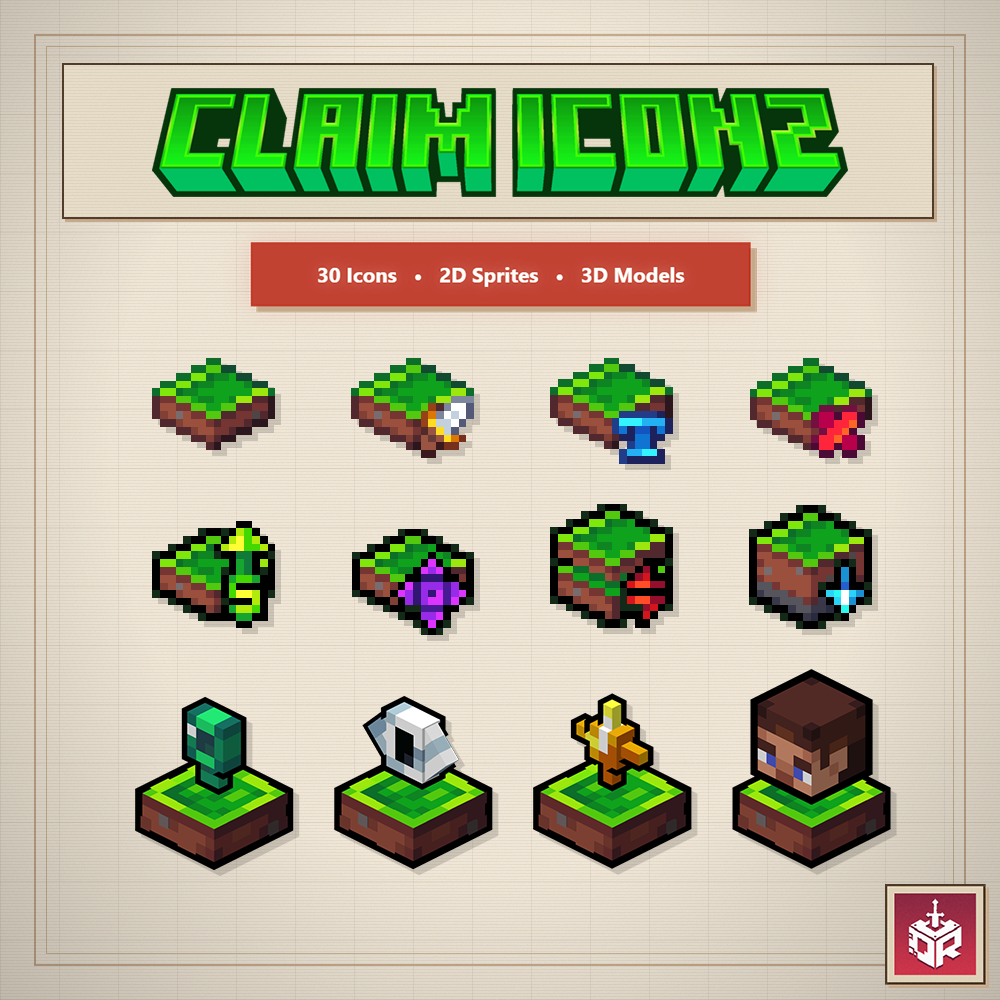 Preview of the Claim Iconz icon pack